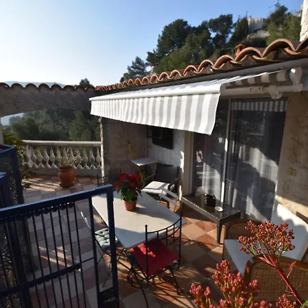 Studio en villa et sa terrasse privée La Trinité Extérieur photo